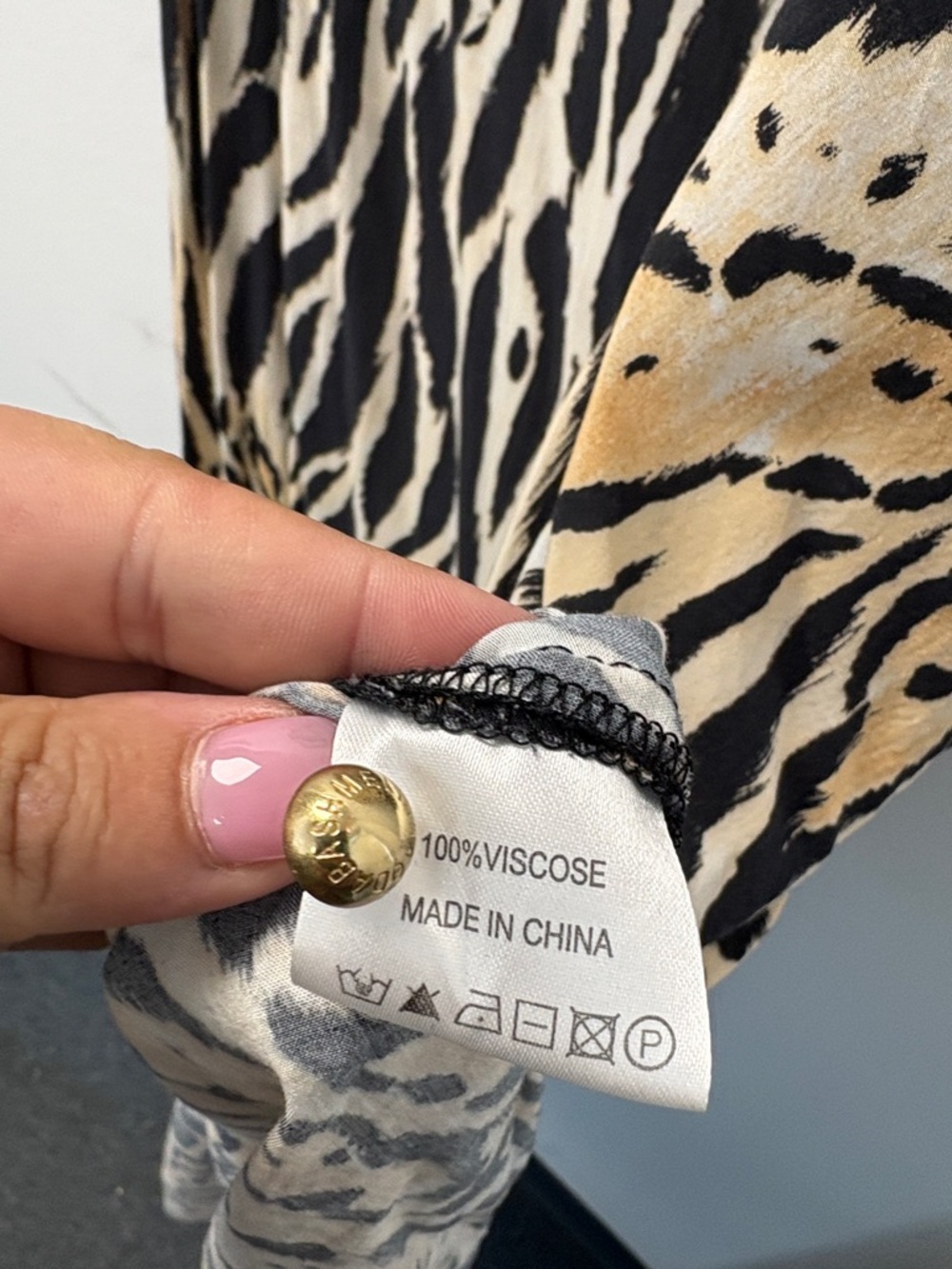 Melissa Odabash Set animal print cheetah bathing suit with matching Kaftan - Picture 9 of 11